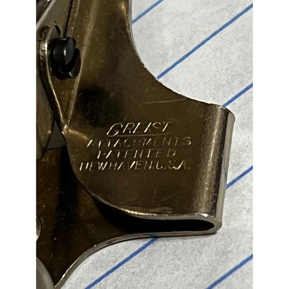 Vintage GREIST Binder Ruffler ? Foot Sewing Machine Attachment - Picture 2 of 5